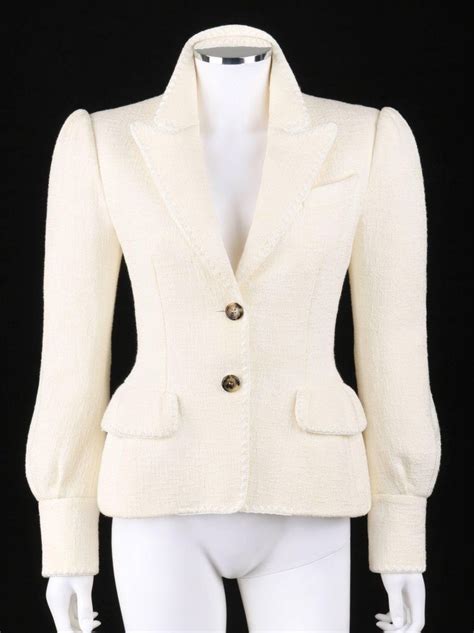 ysl women blazer|saint laurent tweed jacket.